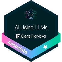 AI using LLMs Claris FileMaker Associate